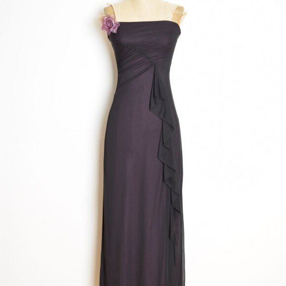 vintage Y2K prom dress City Triangles fairy whimsigoth fairycore long party XS - Picture 2 of 9